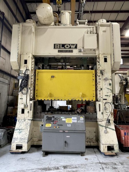 800 ton Blow Press Model SC2-800-108-54 Used Straight Side Mechanical Metal Stamping Press For Sale, Year 1995, Rebuilt in 2016