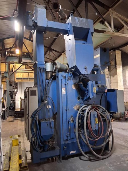 Wheelabrator SLH 2460 Shot Blast Machine | 24″ Dia x 48″ High | 2 Wheels |
