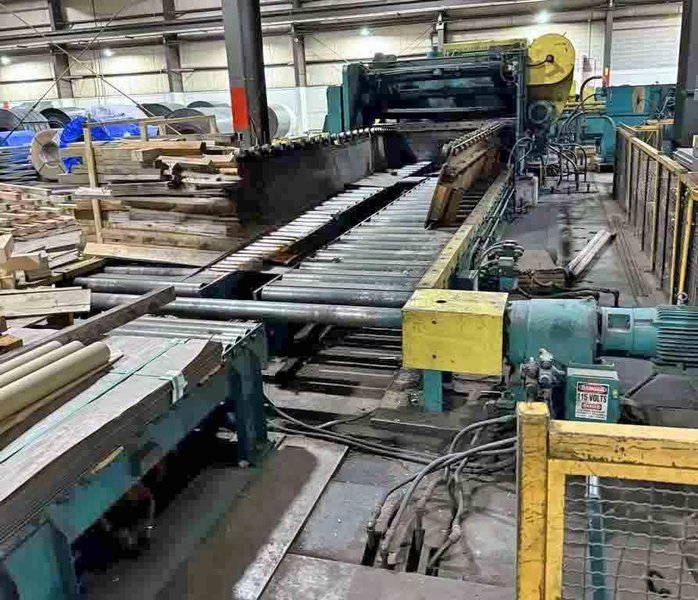 74&quot; x 0.500&quot; x 60,000# Herr Voss Cut To Length Line