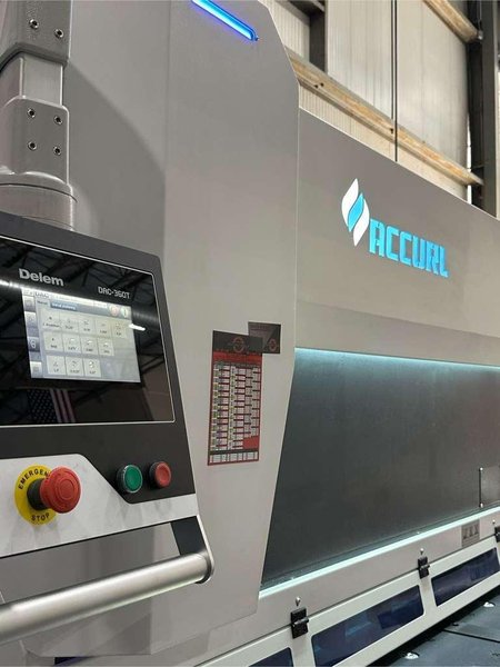 .315″ x 10′ Accurl MasterCut CNC Shear, 2025 – w/ Delem Touch 360