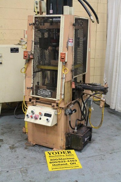 15 TON TISHKEN MODEL ACO-15 CUTOFF PRESS: STOCK #64571