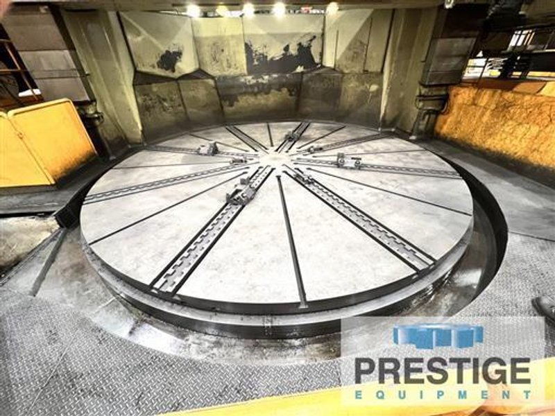 216&quot; O-M Ltd. TMD 55/60 Vertical Boring Mill