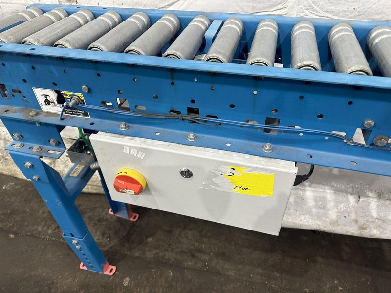102&quot; X 8-1/2&quot;  HYTROL POWER ROLLER CONVEYOR: STOCK #77557