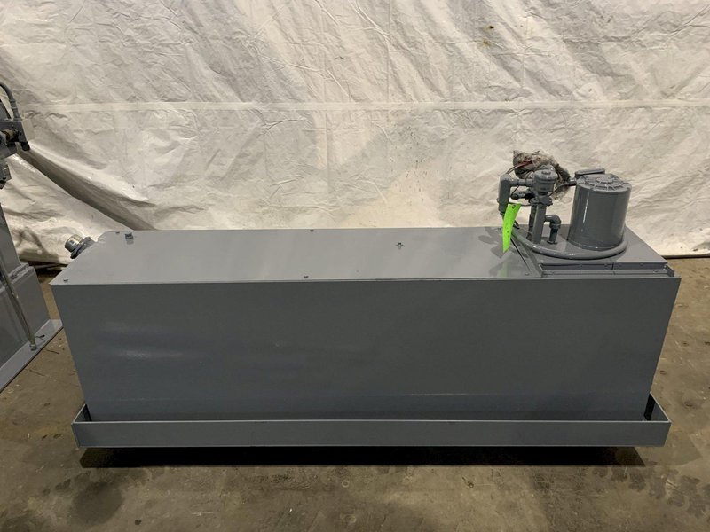 48" DAHLSTROM HD-37548 PEELER TABLE W/ HYDRAULIC HOLD DOWN. STOCK # 0206522