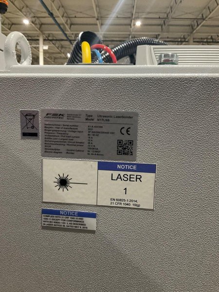 F&amp;K M17LSB ULTRASONIC LASER BONDER WIRE BONDER USED