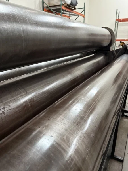10' x 1" BERTSCH MODEL #100-10 4 ROLL HYDRAULIC PLATE ROLL, 2018: YOBRO #24784