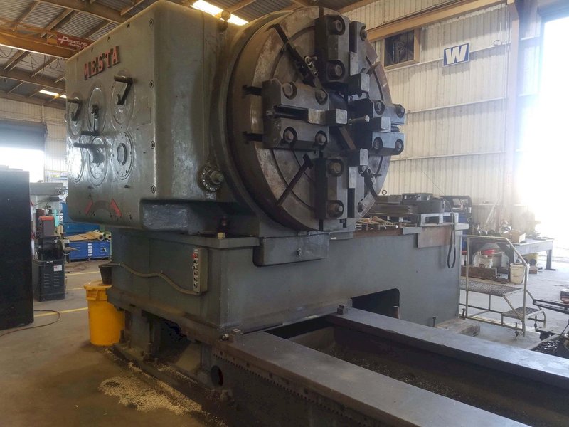 Mesta 134″ X 672″ Engine Lathe – 68″ Chuck, Available Immediately