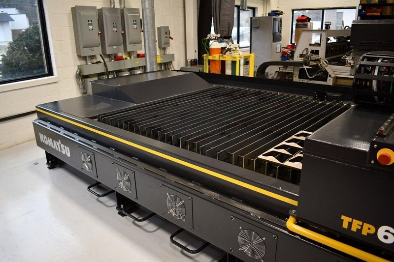 6′ X 12′ Komatsu TFP612-3 3 Series CNC Oxyfuel-Plasma Cutting System, 2023 –  Komatsu 300 Amp, Warranty