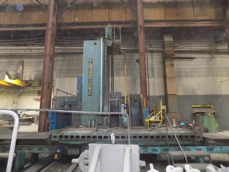 6" GIDDINGS &amp; LEWIS 70-H6-QT TABLE TYPE HORIZONTAL BORING MILL. STOCK #0547926