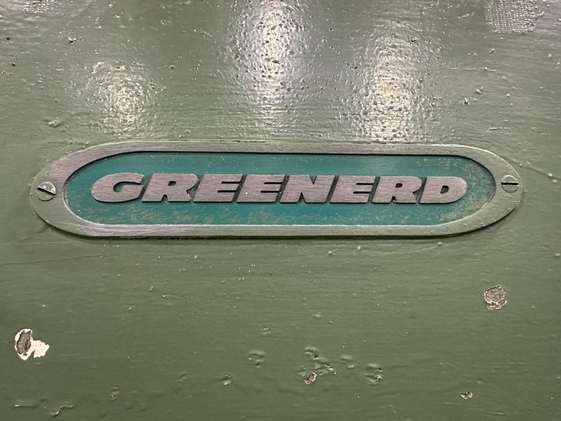 12 TON GREENERD MODEL #HCS-12-8 HYDRAULIC C-FRAME STRAIGHTENING PRESS: STOCK #20683