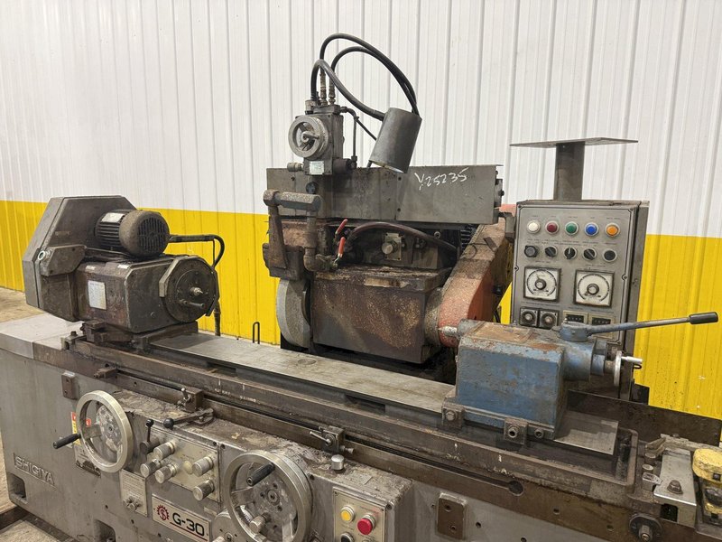 12" X 40" SHIGIYA OKAMOTO MODEL #GUA-30-100 OD HYDRAULIC CYLINDRICAL GRINDER: YOBRO #25235