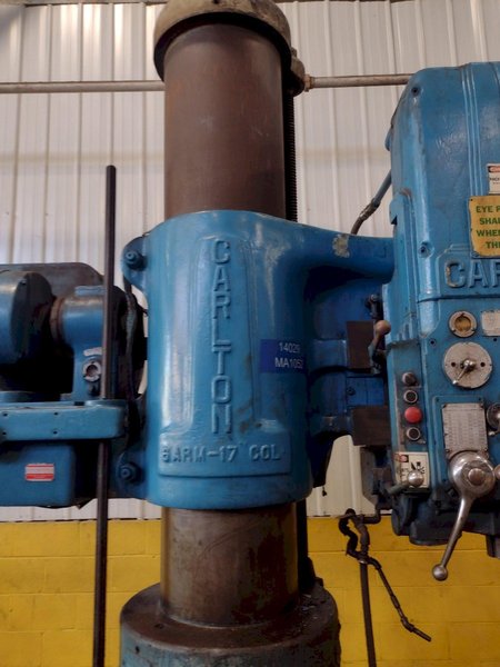 6&#039; X 17&quot; CARLTON MODEL #4A RADIAL ARM DRILL: STOCK #17043