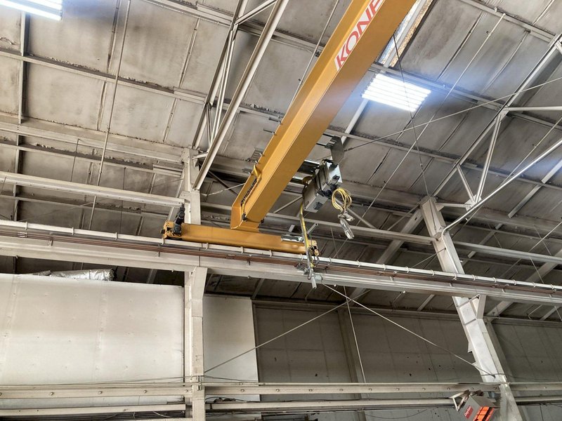 10 TON x 35' SPAN X 20' LIFT KONE CRANES SINGLE GIRDER OVERHEAD BRIDGE CRANE, NEW 2012: YOBRO #24721