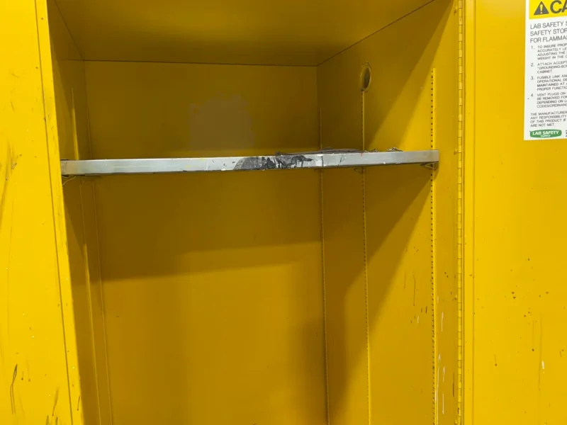 34" X 34" X 65" FLAMMABLE CABINET
