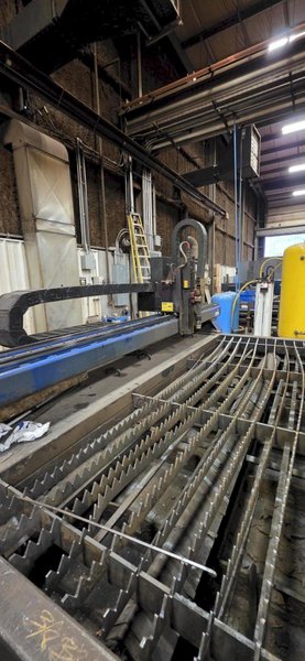 10&#039; X 40&#039; PINNACLE PRO HYPERTHERM EDGE PRO CNC PLASMA TABLE(NEW IN 2013). STOCK #1005625