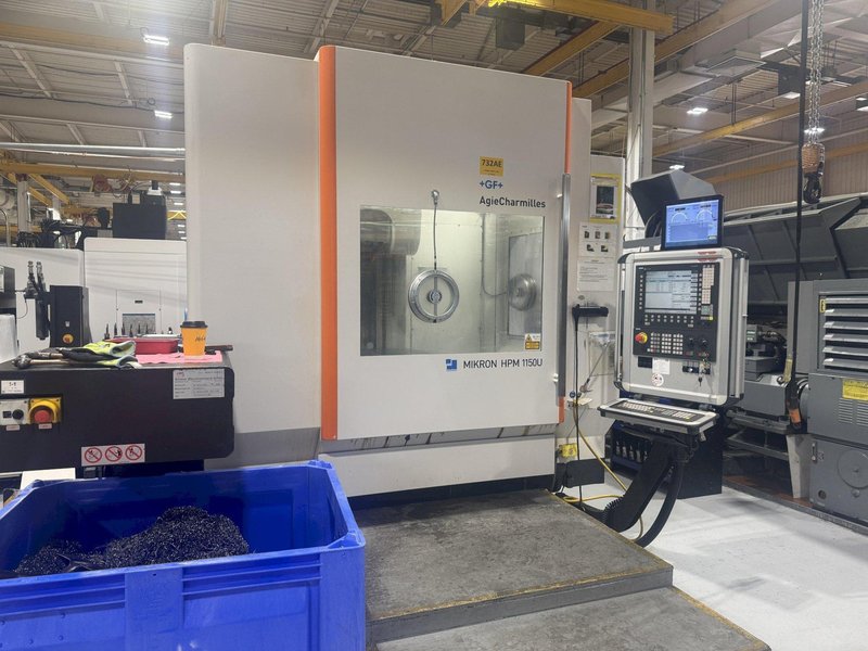 2008 Mikron HPM-1150U 5-Axis CNC Machining Center For Sale