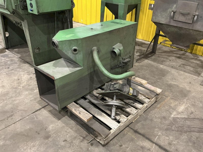 6 CU FT GOFF MODEL #6BB RUBBER BELT TUMBLE TYPE BLAST MACHINE: YOBRO #25035