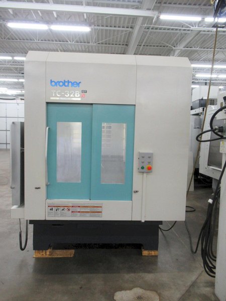 Brother TC-32B QT CNC Vertical Machining Center with Pallet Changer and 16,000 RPM Spindle