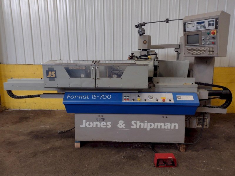 9.4" X 27" JONES &amp; SHIPMAN MODEL #FORMAT 15-700 CNC CYLINDRICAL GRINDER: STOCK #16131