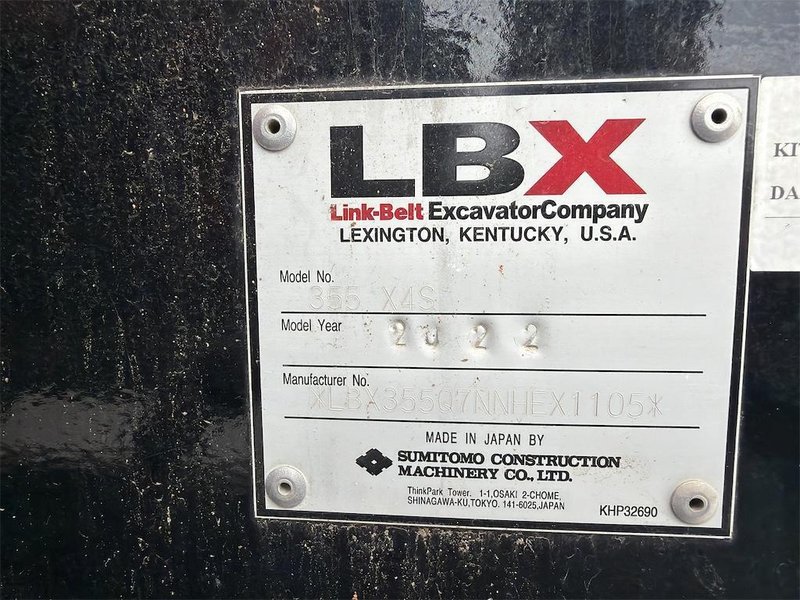 LINK BELT 355X4S-AAA - Excavator