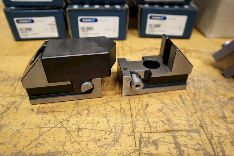 Schunk BWTJ-K210-14 Serrated Cam Lock Hard Jaws for 3-Jaw Chucks (3) Sets with Multilple Sets of Replaceable Steel Jaws Short and Tall- Auction Item