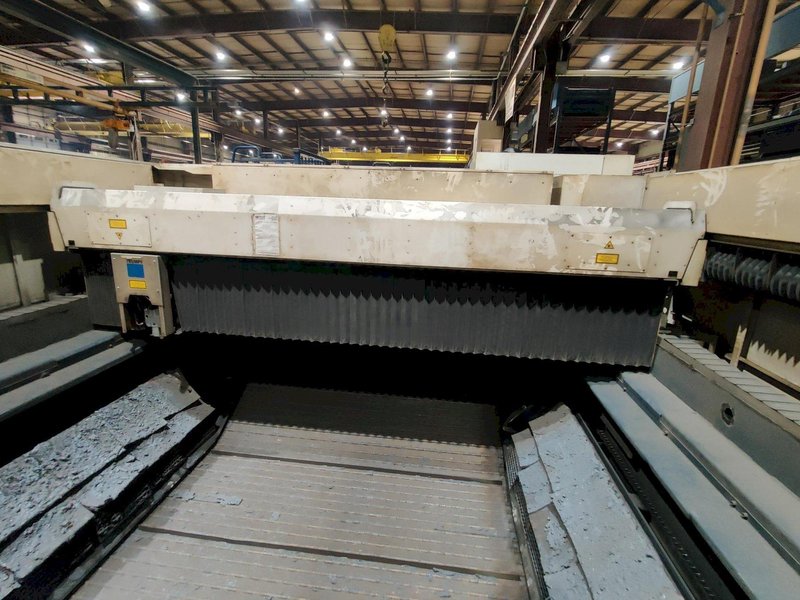 6,000 WATT TRUMPF TRULASER 8000 WITH TRUFLOW 6KW RESONATOR. STOCK # 0690524