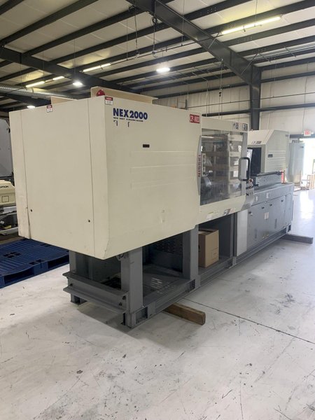 Nissei Used NEX2000-12E Injection Molding Machine, 121 ton, Yr. 2005, 2.6 oz.
