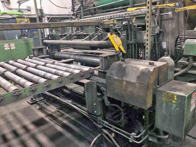 72" x 0.250" x 80,000# Herr Voss Cut To Length Line