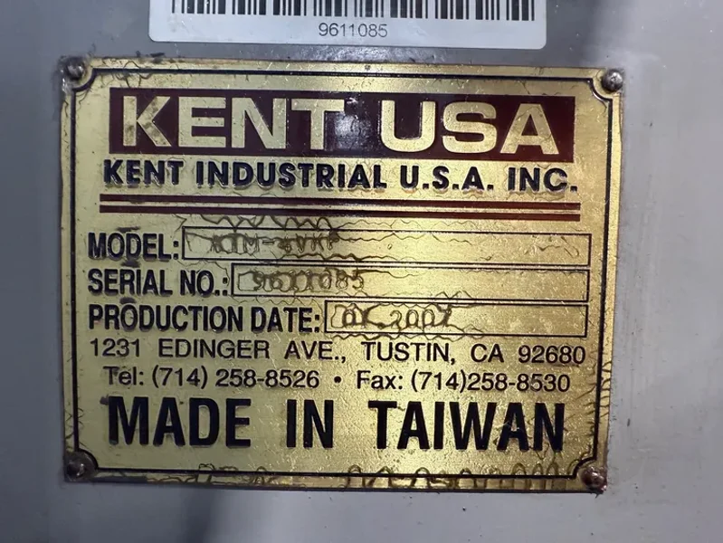 KENT USA KTM-4VKF CNC Milling Machine 3 Axis 2007’ ACU-RITE #7738