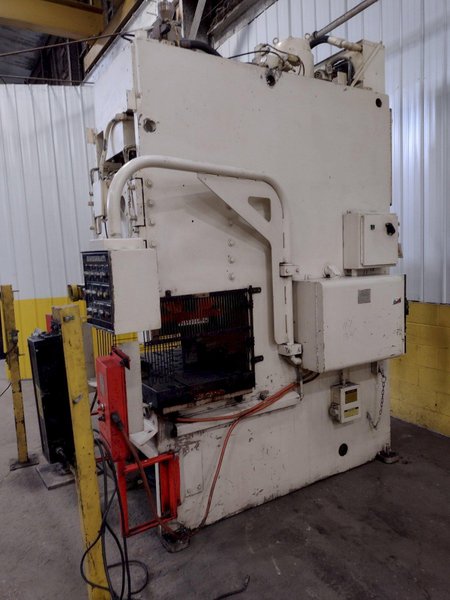 110 TON CINCINNATI MODEL #110 OBS HYDRAULIC C-FRAME PRESS, 10&quot; STROKE: STOCK 15962
