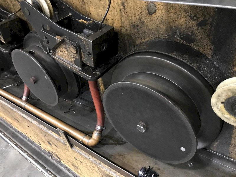 4 BLOCK MACBEE 13&quot; DIAMETER BLOCKS, 3 HP, WIRE DRAWING MACHINE Stock # 14193