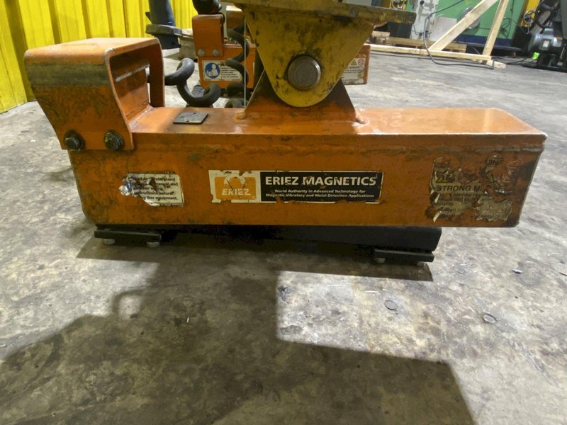 5610 LB ERIEZ MAGNETICS CRANE LIFTING MAGNET ON SPREADER BAR STOCK 16097