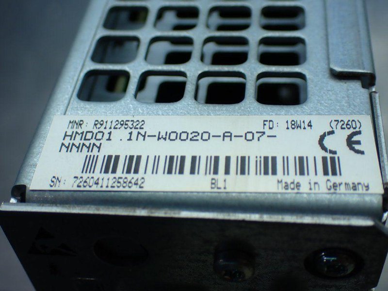 REXROTH HMD01.1N-W0020-A-07-NNNN INDRADRIVE M SERVO DRIVE UNIT  -  R911308370