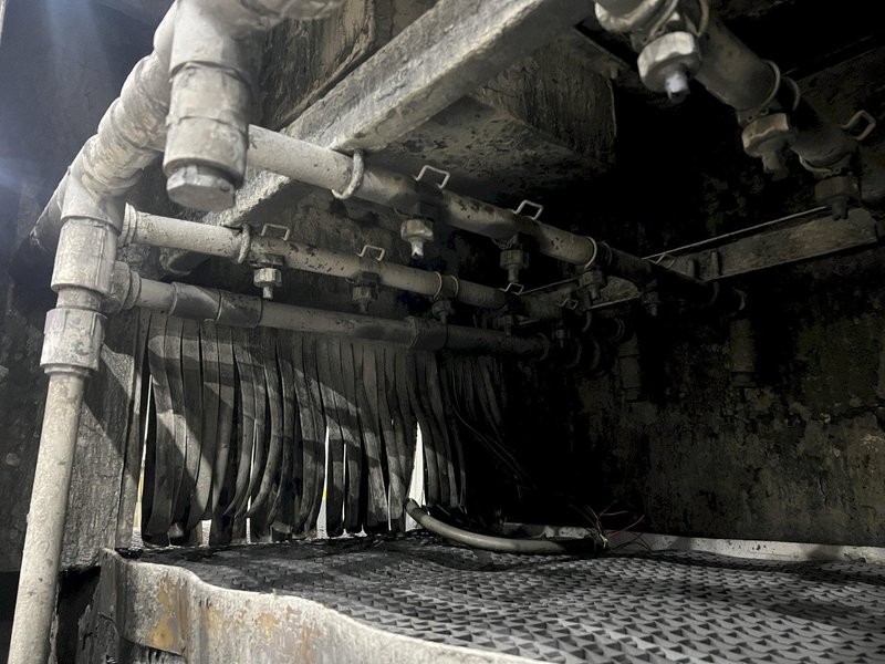 3 STAGE X 36&quot; X 18&quot; WALSH MODEL #AOE286 STEEL MESH-BELT PASS-THROUGH STAINLESS WASHER: STOCK #20166