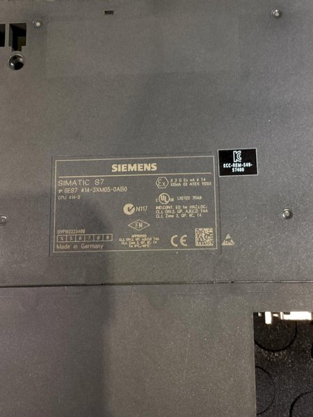 SIEMENS 6ES7 414-3XM05-0AB0 Simatic S7-400 CPU Module USED