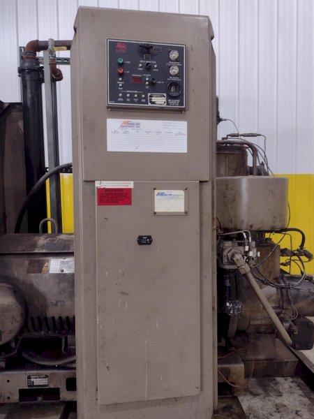100 HP LEROI MODEL #WEH100SSIIA ROTARY SCREW AIR COMPRESSOR, WATER COOLED: STOCK #21253