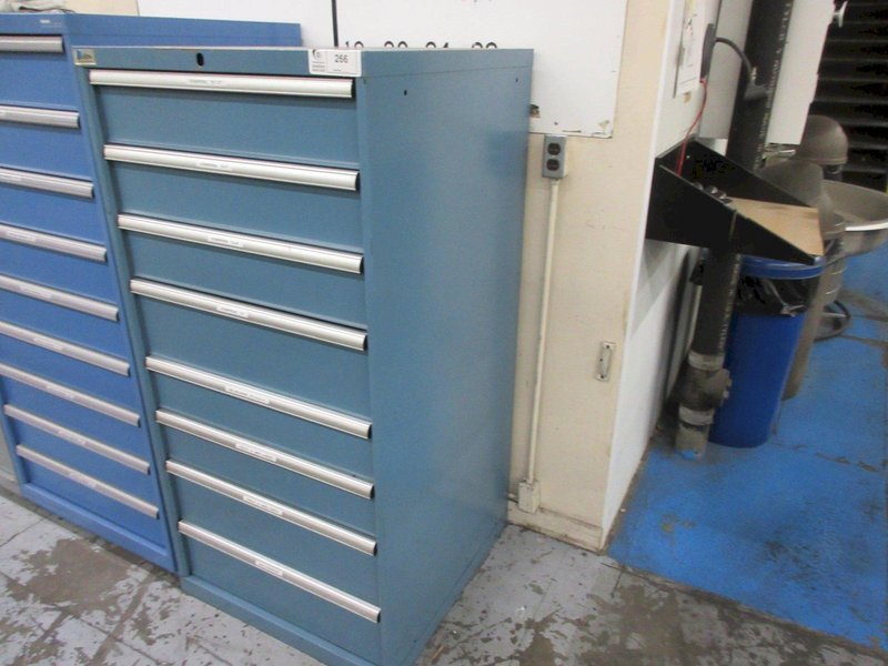 Lista Cabinet with 8 Drawers and Contents Wiedemann C3000 Turret Punch Strippers and Die Holders- Auction Item