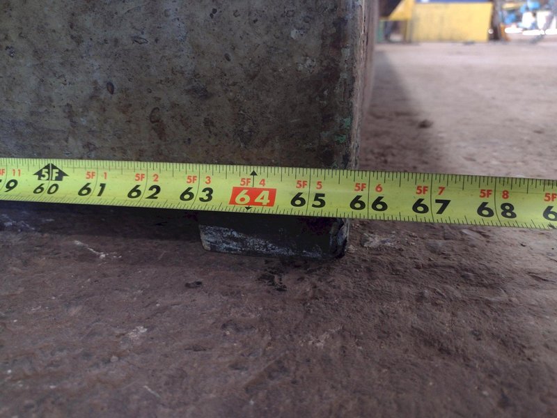 12&#039; X 6&#039; STEEL LAYOUT TABLE PLATE: STOCK #23783