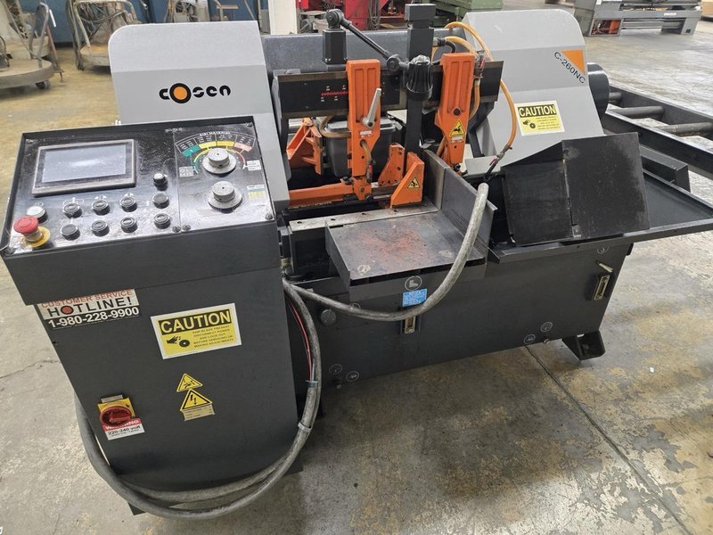 10” X 11” Cosen C-260NC Automatic Horizontal Band Saw – 2019