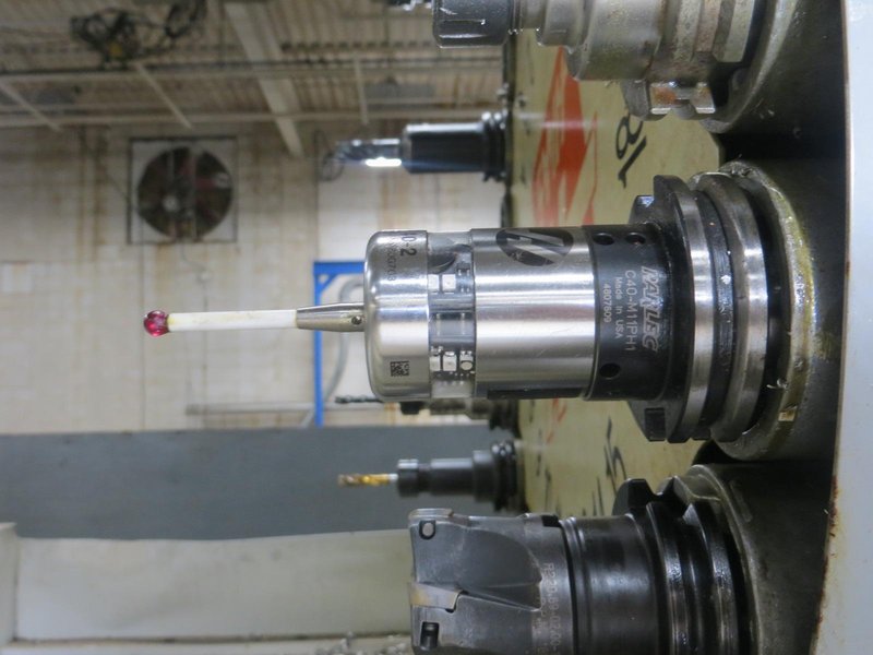 Haas VM-3 CNC Vertical Machining Center w 4th &amp; 5th Axis Brushless Drives, 24+1 ATC, Chip Auger - New Haas Control Installed in 2018- Auction Item