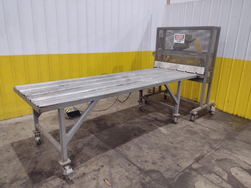 48" DIXIE MACHINE AIR OPERATED PANEL CROP SHEAR: YOBRO #24966