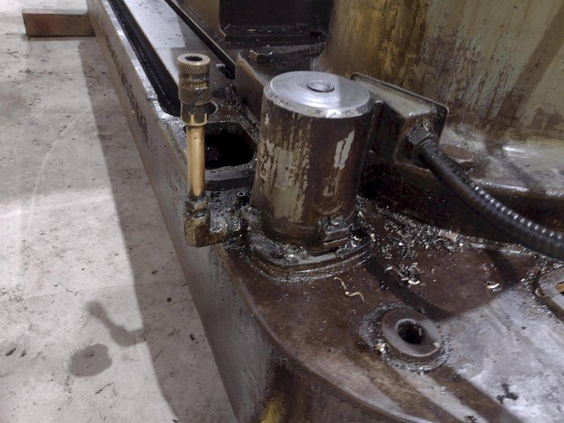 4&#039; X 13&quot; OOYA MODEL #RE2-1300A RADIAL ARM DRILL: STOCK #21178