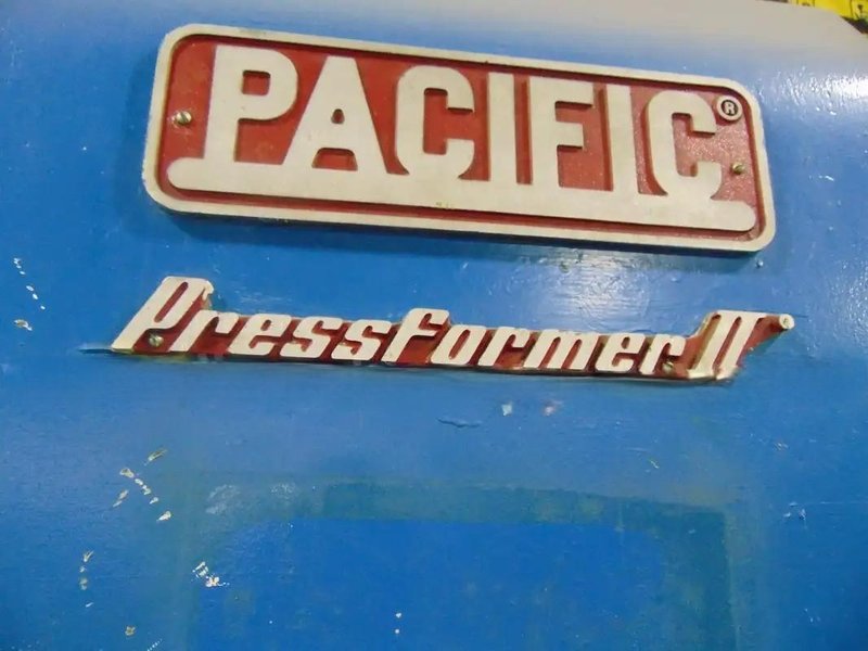 100 TON PACIFIC MODEL #PFII PRESSFORMER HYDRAULIC C FRAME PRESS: YOBRO #26212