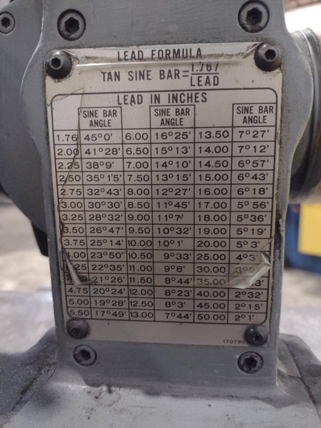 CINCINNATI MODEL # MT MONOSET CUTTER &amp; TOOL GRINDER: STOCK #22497