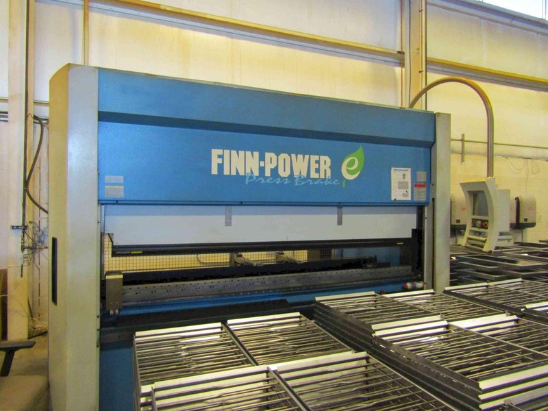 73 Ton x 8′ Finn-Power E-Series 65-2550 Electric Press Brake, 2005 – 4 Axis Backgauge