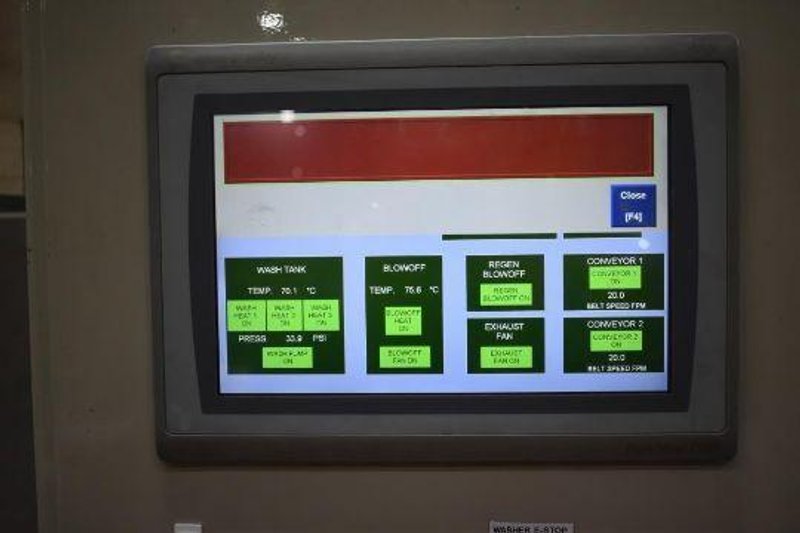 Ransohoff Leanveyor Stainless Steel High-Production 2-Stage Washer