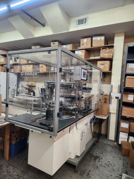 Sollas 20 Right Angled Overwrapping Machine, 2012