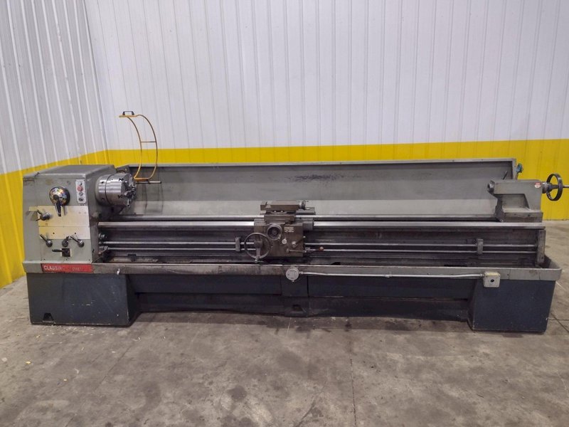 21" x 120" CLAUSING COLCHESTER MODEL #21 ENGINE LATHE 3.5" SPINDLE HOLE: YOBRO #24560