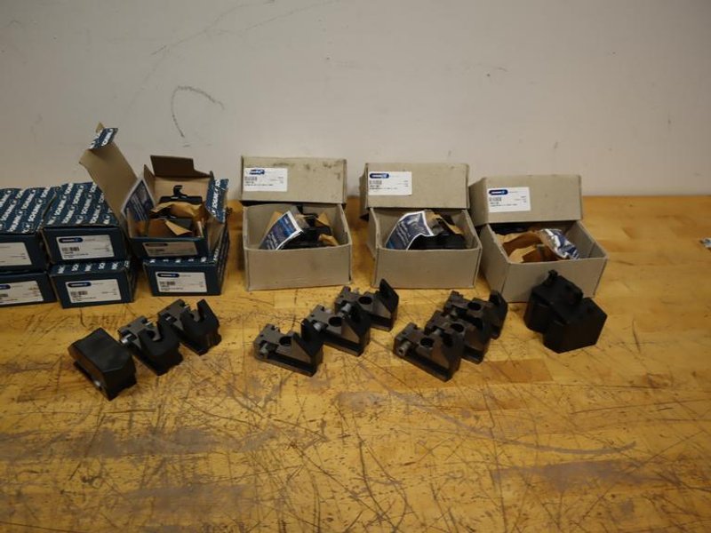 Schunk BWTJ-K210-14 Serrated Cam Lock Hard Jaws for 3-Jaw Chucks (3) Sets with Multilple Sets of Replaceable Steel Jaws Short and Tall- Auction Item