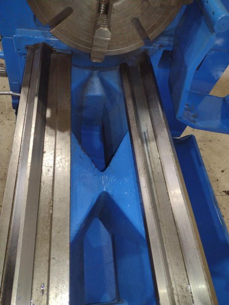 24&quot; X 132&quot; TOOLMEX MODEL #TUR-560 INDUSTRIAL ENGINE LATHE, 3.5&quot; HOLE: STOCK #21266